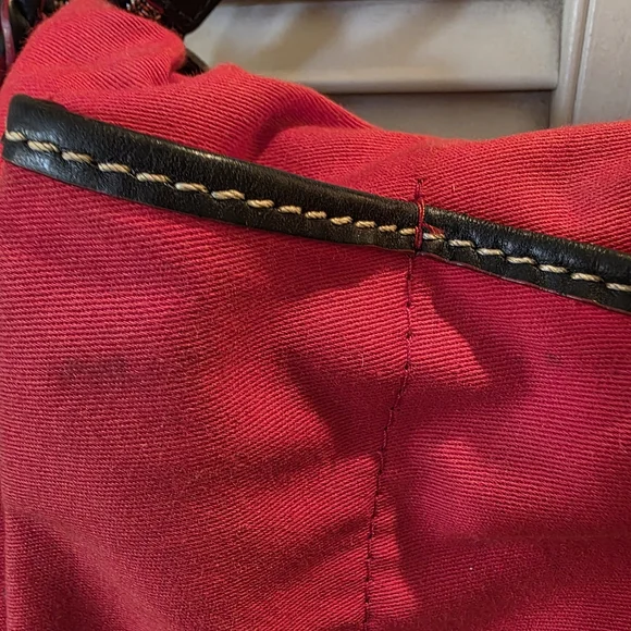 Dooney & Bourke Disney Mickey Crossbody Bag - Black and Red - Picture 11 of 12